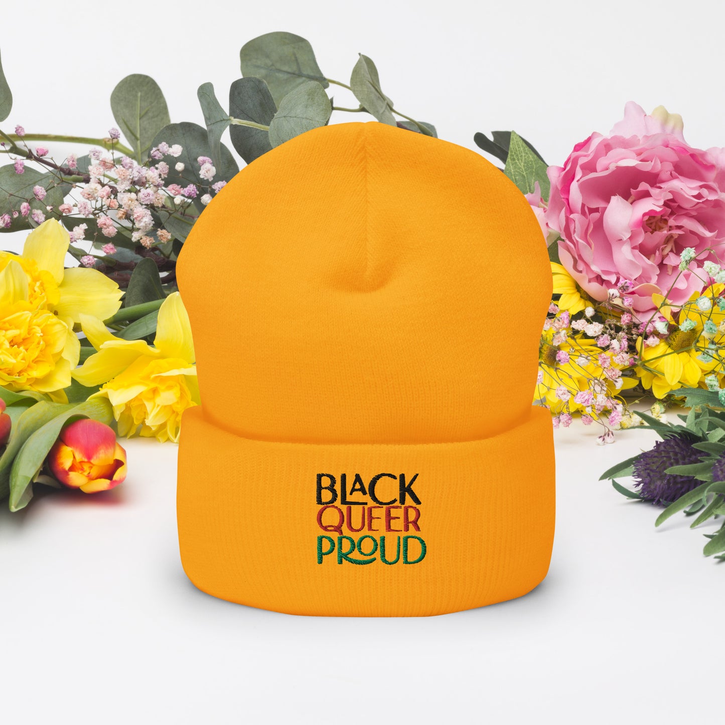 BLACK QUEER PROUD Cuffed Beanie