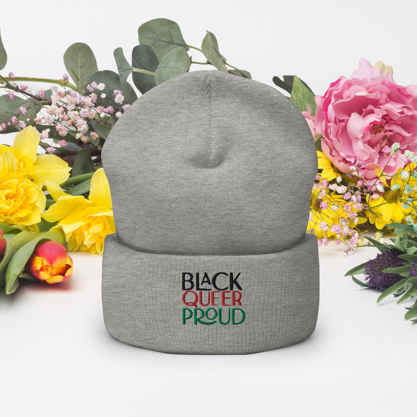 BLACK QUEER PROUD Cuffed Beanie