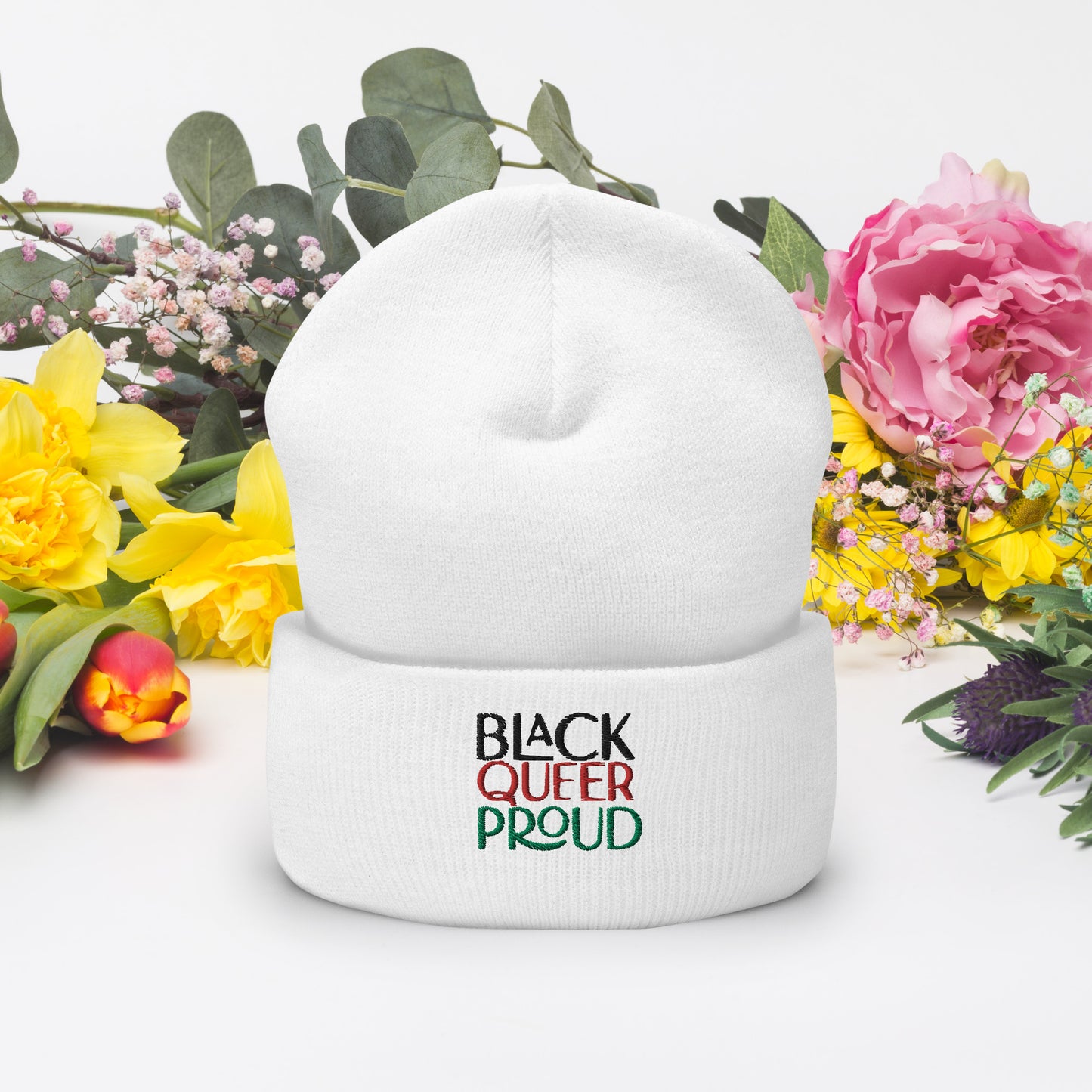 BLACK QUEER PROUD Cuffed Beanie