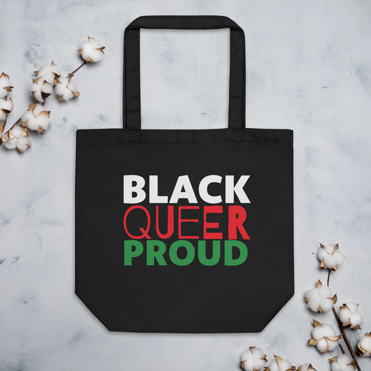 BLACK QUEER PROUD Eco Tote Bag