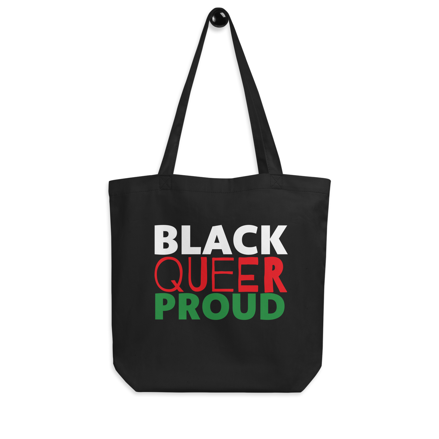 BLACK QUEER PROUD Eco Tote Bag