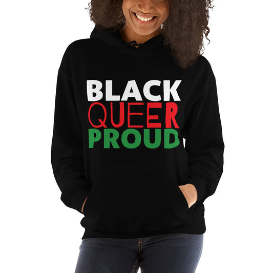 BLACK QUEER PROUD Hoodie - Darks